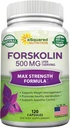aSquared Nutrition Forskolin 500mg Max Strength -120 Kapsule, Natural Supplement for Pure Weight Loss Fuel, Coleus Forskohlii Root-Forskolin Diet Pills, Belly Buster Pure Fat Burner 2X Slim Trim Lose