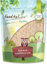Jedlo pre život - celé Psyllium Husks, 12 Ounces - Pure Psyllium Husk Flakes, Unflavred, Keto, Vegan, hromadne. Veľký zdroj rozpustného, nerozpustného vlákna