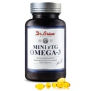 Dr. Brian Fish Oil Supplement 130 Softgel, Highly Absorbed RTG Mini Omega 3 Fish Oil Capsule with EPA/DHA Mastné kyseliny Vitamín D E, 500mg rTG Omega-3 Support Heart Brain Immune Health Žiadna rybia chuť
