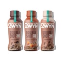OWYN Len to, čo potrebujete Doubleshot Dairy Free Keto Protein Coffee Shake, Variety Pack, 0g cukru, 20g rastlinného proteínu, 180mg kofeínu, glutenu a sóje zadarmo, non-GMO, Vegan (36 balenia, 12 Fl Oz fľaše)
