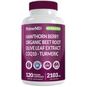 26-in-1 Oxid dusnatý doplnok - Podpora srdca a cirkulácie s CoQ10, Turmerica, Organická repa koreň, Hawthorn Berry & Cesnak - 2103mg na službu (120ct)