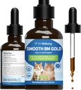 Pet Wellbeing Hladké BM Gold pre mačky - Jemné Zápcha Relief pre Felines - Prírodné bylinné doplnok 2 oz (59 ml)
