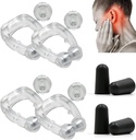 Akupeace Tinnitus Relief Device, Akupeace proti Tinnitus Relief Ušný klip, Zariadenie pre zastavenie zvonenie ucha, Tinnitus Relief pre zvonenie uší-2páry
