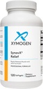 XYMOGEN SynovX Relief - Joint Support Supplement with Boswellia Serrata Extract + Turmerica - Svalové a spoločné Relief Supplements - Vegan, Gluten Free a Non GMO (120 Softgels)