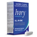 Ivory Caps Ivory Complete ALL-IN-ONE Advanced Glutatión/vitamín C Supplement with Alpha Lipoic Acid, Bearberry Extract and Green Tea Extract