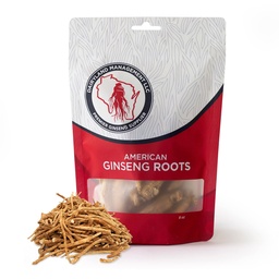 Dairyland American Ginseng Roots Prongs - 8 oz Balenie Wisconsin Ginseng Root - Authentic American Ginseng Prong - Non-GMO, Gluten zadarmo celý ženšen - Použite tento bylinný doplnok v polievke, čaju, Congee