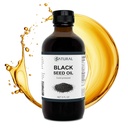 Zatural Black Seed Oil Nigella Sativa Cold Pressed Cumin Oil Digestion, koža, mozog, immune, kĺby a viac (8 Fl Oz)