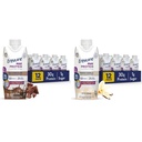 Zaistiť Max Protein Milk Čokoláda a Francúzska Vanilla Nutrition Shakes, 30g Protein, 150 kalórií, 12 Balíčka