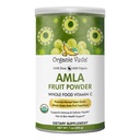 Organická Veda Amla Powder Organic,7oz - Indická egreše prášok na vlasy - 100% Pure Amla Fruit Powder Bohatý na vitamín C, Antioxidanty, podporuje Immune, Digestive & Skin Health, non-GMO, Vegan