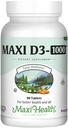 Maxi Zdravie Vitamín D3 1000 IU Dietetický doplnok - Ľahko sa prehltne - bez zápachu a bez chuti - podporuje vstrebávanie vápnika, imunitné zdravie a zdravie kostí u dospelých žien a mužov - 90 tabliet