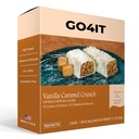 GO4IT Health Meal Replacement Bar, Highs Protein Nutrition Bar, Highs Fiber, LOW Kalórie, KETO priateľský, On-the-go, chudnutie Food Bar, 7/Box - (Vanilla Caramel Crunch)