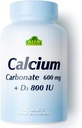 Vápnik 600mg + D3 Dietary Supplement by ALFA Vitamíny - Podporuje zdravé kosti - zdravé zuby - zdravé srdce - zdravý nervový systém -100 tabliet