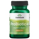Swanson Probiotic- 4 3 miliardy Cfu 60 Veg kapsuly