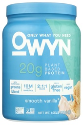 OWYN Iba to, čo potrebujete Rastlinný proteín prášok, hladká Vanilla, 1,05 libier