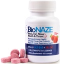 Perorálne probiotické BLIS K12 & BL-04 pre Sinus, Tonsil kamene, Zlý dych, Post Nasal Drip, Hrdlo, Ústa, Zuby & Gut - Zlepšiť orálne a respiračné zdravie. Klinicky preukázané probiotické kmene 30 ou