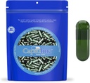 Kapsula Chlorofyl sfarbená veľkosť 00 prázdne vegánske kapsuly - 1000 gróf - prázdne Veggie Pill kapsule - DIY Rastlinné kapsule plnenie - prázdne viečka - Kosher Non-GMO Certified (zelená)