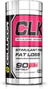 Cellucor CLK Non-Stimulantné spaľovač tuku na chudnutie s CLA, Konjugovaná kyselina linolová, Malinová Ketones, L-karnitín, 90 Softgels
