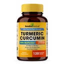 Sandhu Herbals Organic Turmeric Curcumin 120 Kapsule s Bioperine Black Pepper Extract Supplement 