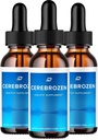 Cerebrozen Tinnitus Ušné kvapky - Cerebrozen 24, Cerebrozen Tekuté kvapky, Cerebrozen Recenzie, Cerebrozen kvapky pre úľavu od ucha (3 balenie - 180 ML)