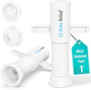 Trobing Bug Bite Suction Tool, Venom Extractor Sucker, Bee Sting Bite Relief, jednoduché použitie, Prírodné Svrbenie Relief, Znižuje bolesť a opuch, Prvá pomoc pre pešiu turistiku, Backpacking a Camping (White-2 balenie)