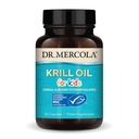 Dr. Mercola Krill Oil pre deti - 320 mg - MSC Certified - Supports Brain & Body Development - Fosfolipid Form for Absorbtion - Non-GMO, Gluten-Free & Soy-Free - 60 Kapsule