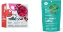 UpSpring Milkflow Elektrolyte Doplnok Dojčenie Nápoj Zmiešajte s senovkaňové Žalúdočné Seattle kvapky pre príležitostné nauzea Relief/Upset Žalúdok s zázvorom, citrónom, spearmintom a B6.