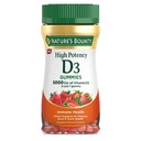 Bounty Vitamín D 5000 IU Gummies, Vitamín D3 Vysoká potencia Imunitná podpora a Bone Health Supplement, 5000 IU in 1 Gummy, Jahodová príchuť, 2 mesiace Zásoba, 60 Vegetariánske Gummy pre dospelých