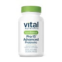 Hyperbiotiká Vital Nutrients Pro-15 Advanced Probiotiká pre ženy a mužov 15 Kmene + Kivi 