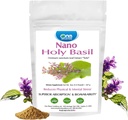 One Planet Nutrition Nano Holy Basil Powder 8 oz (227 Servings), Tulsi, Nano pre zvýšenú absorpciu, podporuje zmiernenie stresu a imunitnú podporu, non-GMO, Vegan, Gluten Free