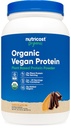 Nutricost Organic Vegan Protein Čokoláda Arašidové maslo (2 LB) - Bezlepkové, bez GMO