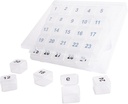 30 Day pilulky Organizátor, Prenosné pilulky Squeeze otvoriť, veľký raz denne pre cestovanie, Mesačne vitamíny, Medicína, doplnky (Clear)