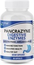 Arymar Pancrazyne Probiotiká, Digestívne enzýmy s amylázou, Proteáza, Lipáza & Lactobacillus, Gut Health & Digestive Suplement, 60 kapsúl
