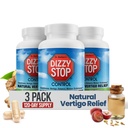 Vertigo Relief Product & non-Drowsy Motion Disease Pills: Nauzea a závraty, Ginger & Grape Seed Formula, Vnútorný rovnováha ucha, auto, Cruise & Travel Essential, Support Žalúdok (80 gróf 3)