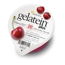 GelaTein Plus Cherry: 20 gramov bielkovín. Ideálne pre číru tekutú stravu. Skvelý pred alebo po tréningu občerstvenie. (balík 36)