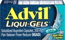 Advil Pain Reliever/Fever Reducer, 200 mg Solubilised Ibuprofen (80-Count Liqui-Gel kapsuly, balenie 2)