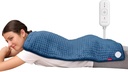 Pohodlný ohrievací pad pre úľavu od bolesti chrbta, extra veľký ohrievací pad XXL, narodeninové darčeky pre ženy mamička jej žena, 17'x 33' King Size elektrické ohrievacie pads pre obdobie kremík (modrá)