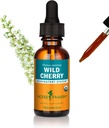 Herb Pharm Certified Organic Wild Cherry Bark Liquid Extract for Respiration Support - 1 Ounce (DWCHER01)