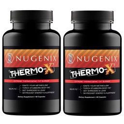 Nugenix Thermo-X: Termogénny doplnok pre spaľovač tukov pre mužov, Extrémny metabolický akcelerátor, 120 gróf