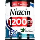 Lab - niacín - vitamín b3-1200 mg na obsluhu, 150 kapsúl - vitamín b3 niacín - ultra vysoká absorpcia.