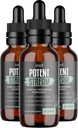PotentStream Drops - Pôvodná formula, Prírodné kvapaliny doplnok s Plant Výťažky 100% prírodné, Made in USA, 3 Mesiac dodávky