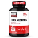 FORCE FACTOR Chaga Huby Kapsule, Huby Supplement to Support Gut Health and Digestion, Made from Real Huby, Vegan, Non-GMO, 120 Kapsule