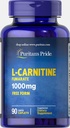 Puritánska pýcha L-karnitín Fumarát 1000 mg-90 Caplets