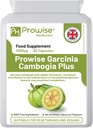 Garcinia Cambogia 1000 mg 60 Kapsule - UK Vyrobené  Normy prowise Healthcare - vhodné pre Vegetariánov a Veganov