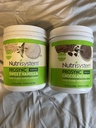 Nutrisystem Nutricrush Probiotiká Shakes Čokoláda Fudge a sladká Vanilka Shake Mix - Probiotiká Probiotiká Podpora Tráviace Bust Bely Bloat 2 Kontajnery 16.3 oz. každý 28 Servings, (Stock of 2)