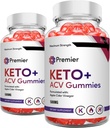 Premier Keto Gummies - Premier Keto + ACV Gummies (2 balenia, 120 Gummies)