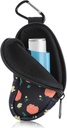 Astma Inhaler Holder Chráňte prenosný držiak na tašku Neoprene Travel Inhaler Mini Bag pre inhalátor v tvare L, Inhalátor nezahrnuté (Flower)
