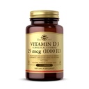 Solgar Vitamín D3 (Cholekalciferol) 25 mcg (1 000 IU) 