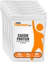 BulkSupplementments.com Casein Protein Powder - Micellar Casein Powder, Slow Digesting Protein - Unflaved & Gluten Free, 30g per Serving, 1kg (2,2 lbs) (Pack of 5)