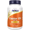 TERAZ Foods Supplements, Castor Oil 650 mg with Fenikel Oil, Natural Laxative*, 120 Softgels
