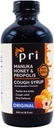 P.R.I Natural Dry Cough Sirup s Manuka Honey, Propolis, Tea Tree Oil a vitamín C - Sore Throat & Immune Support, Original Flavor, 8oz